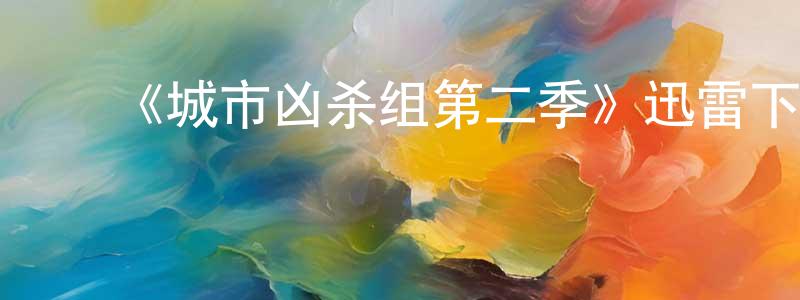 边海青发布《城市凶杀组第二季》迅雷下载/在线观看-犯罪历史-美剧天堂